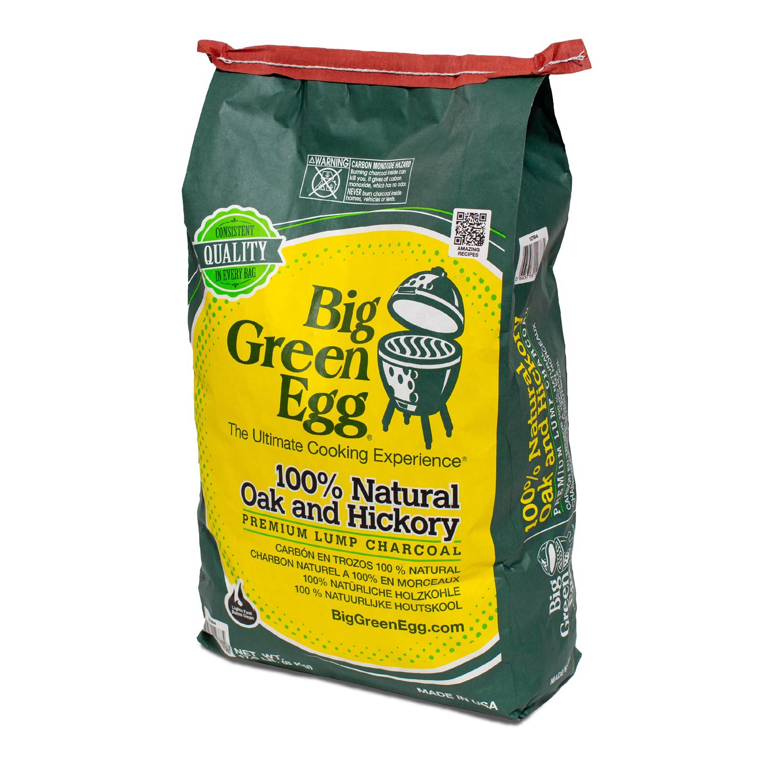 Big Green Egg All Natural Hickory and Oak Lump Charcoal 17.6 lb - Intensery