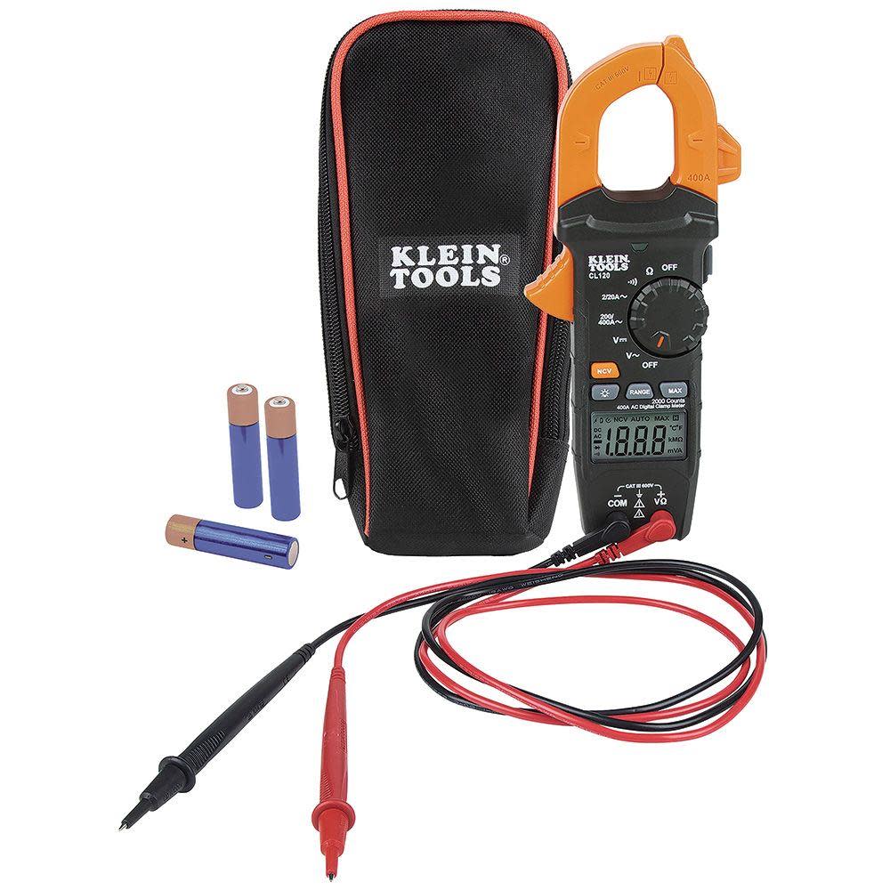 Klein Tools Auto-Ranging Digital Clamp Meter AC CL120 from Klein Tools - Intensery