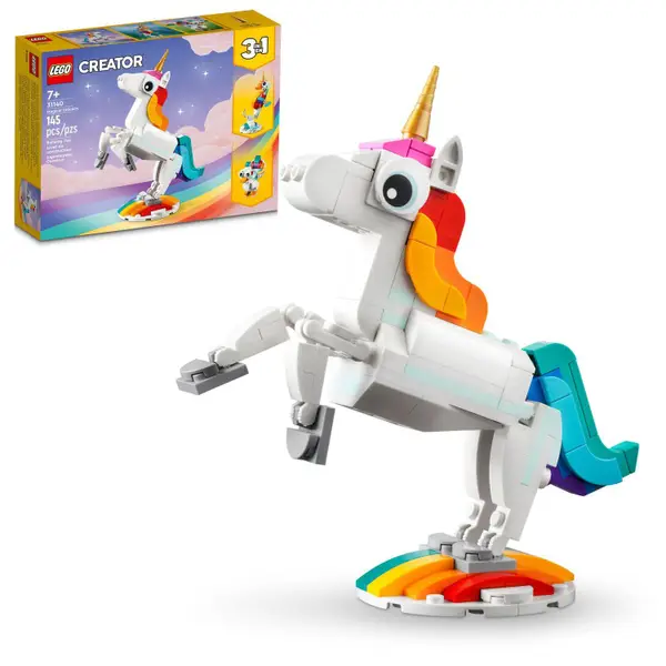 LEGO Creator Magical Unicorn 31140 Building Toy Set - Intensery
