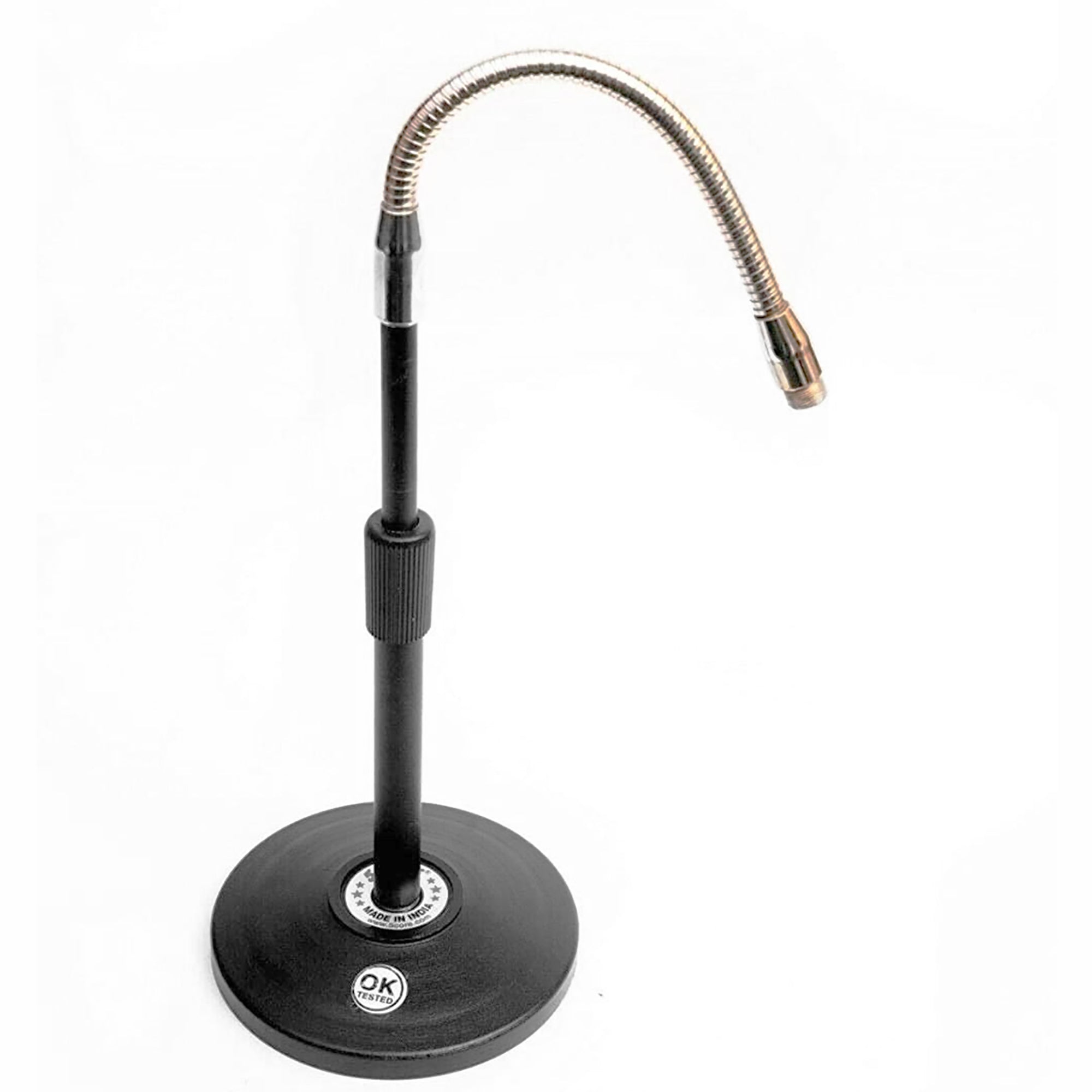 5Core Microphone Stand ROUND BASE Tabletop DESKTOP Mini Foldable MS RBS CH IN - Intensery