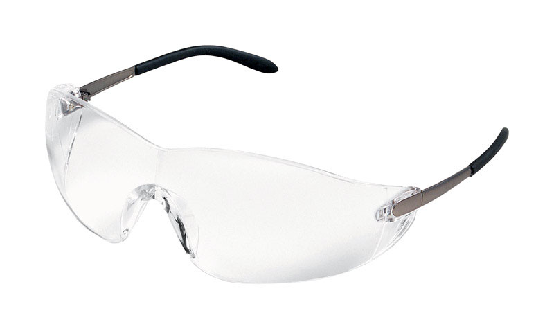 Safety Works Blackjack Safety Glasses Clear Lens Black Frame 1 pk - Intensery