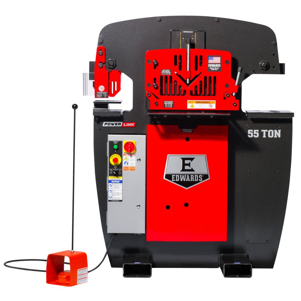 55 Ton Ironworker 3 Phase， 230v with PowerLink System - Intensery