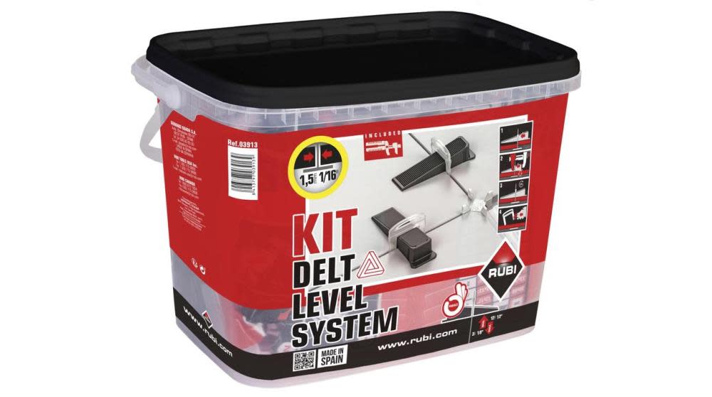 Rubi Kit Delta Leveling System 1/16 Clips with Fast Fix Pliers - Intensery
