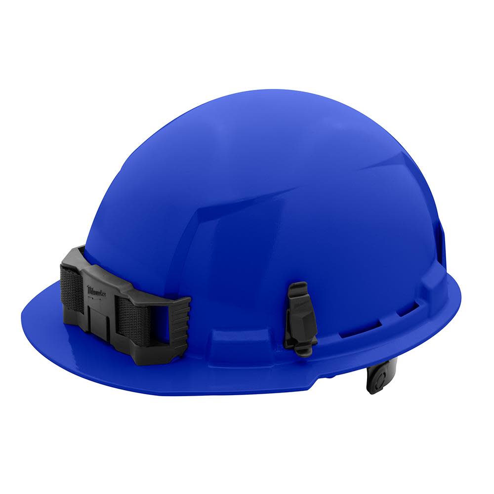 Milwaukee Blue Front Brim Hard Hat with 6pt Ratcheting Suspension Type 1 Class E 48-73-1124 from Milwaukee - Intensery