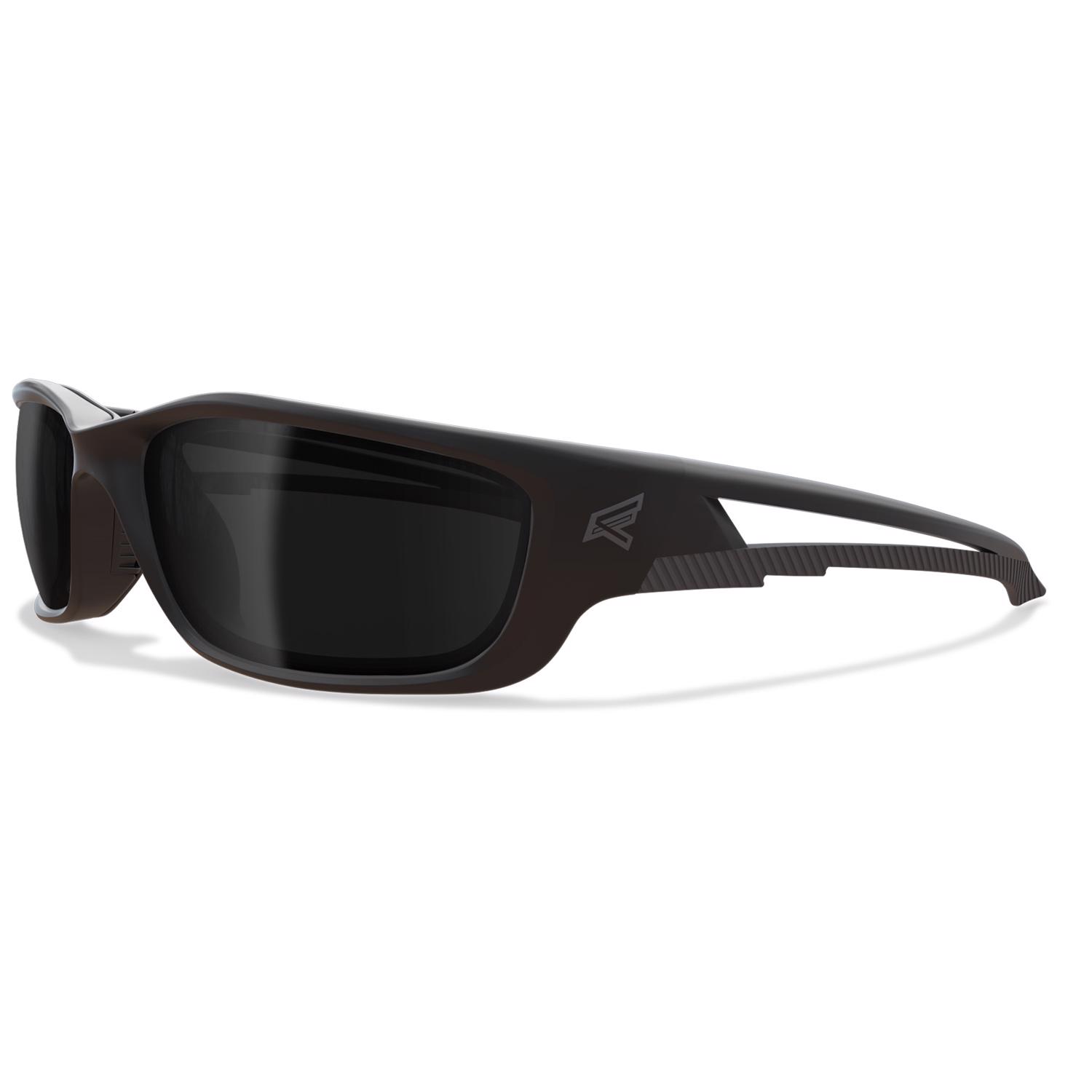 Edge Eyewear Kazbek Safety Glasses Smoke Lens Black Frame 1 pk - Intensery