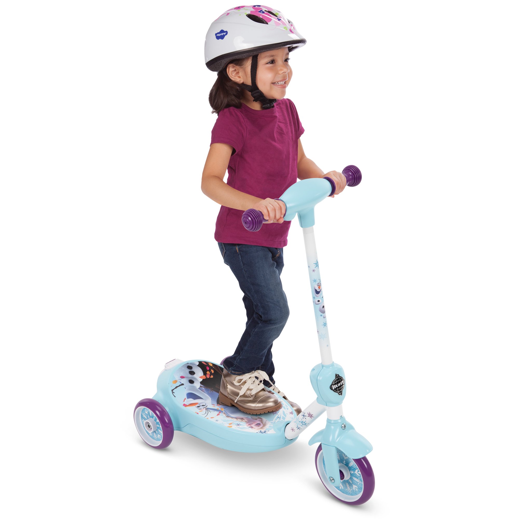 Huffy Disney Frozen 3-Wheel Ride-On Electric Bubble Scooter - Intensery