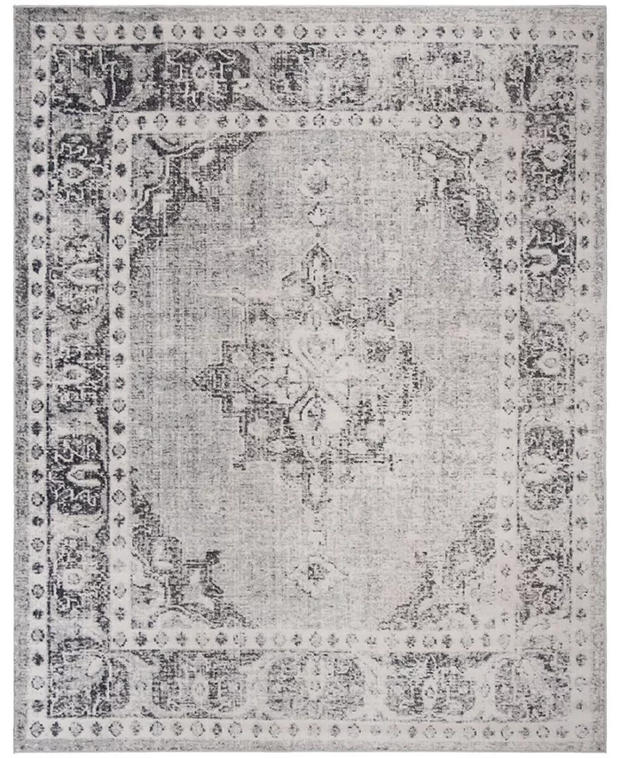 Safavieh Montage Gray and Ivory 9' x 12' Outdoor Area Rug - Intensery