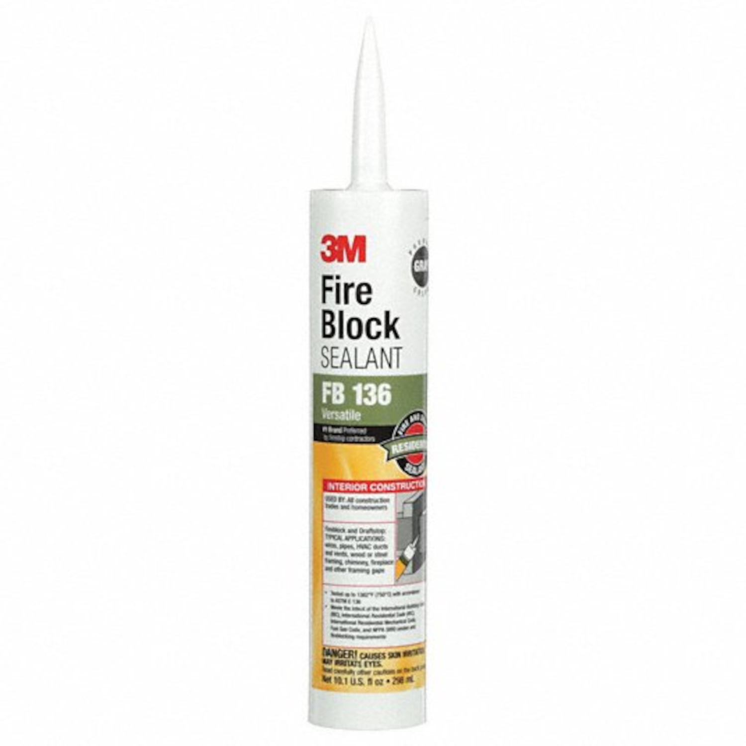 3M Gray Intumescent Fireblock Sealant 10.1 oz - Intensery