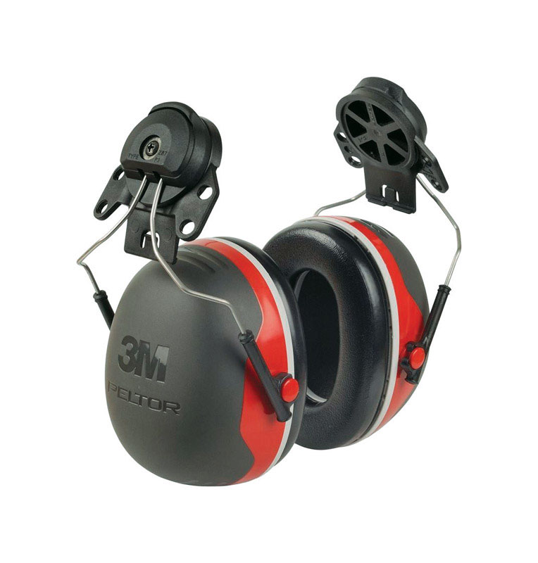 3M 25 dB Soft Foam Ear Muffs Black/Red 1 pair - Intensery
