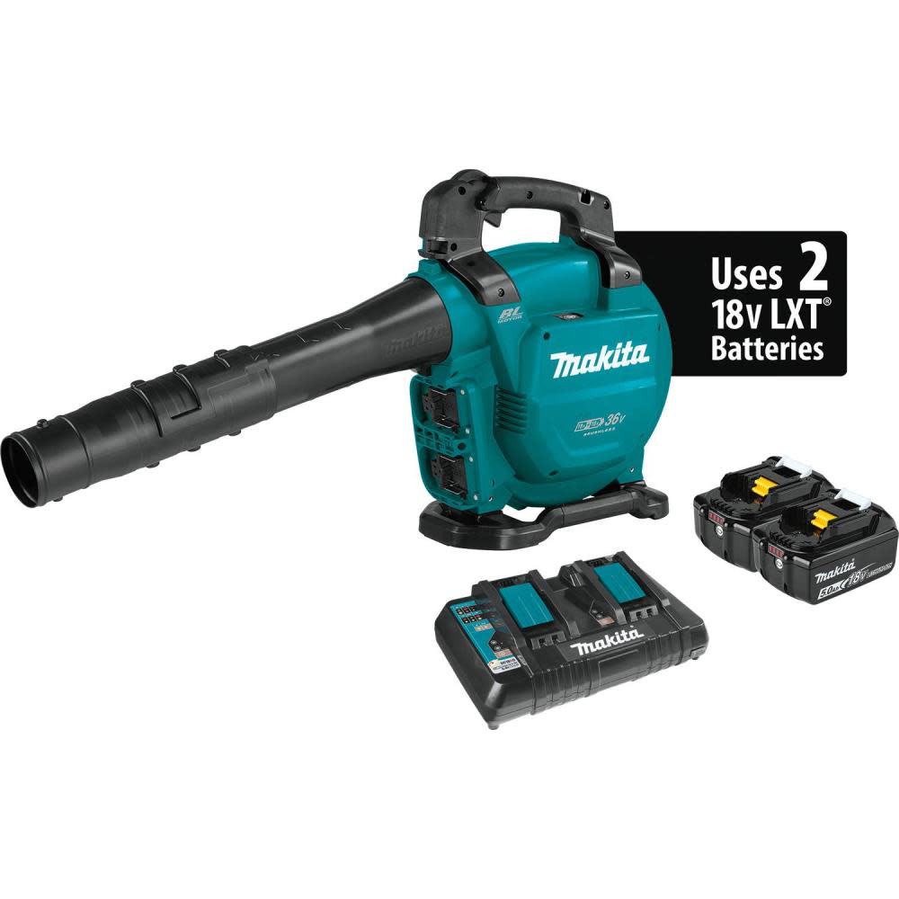 Makita 18V X2 (36V) LXT Lithium-Ion Brushless Cordless Blower Kit (5.0Ah) XBU04PT from Makita - Intensery