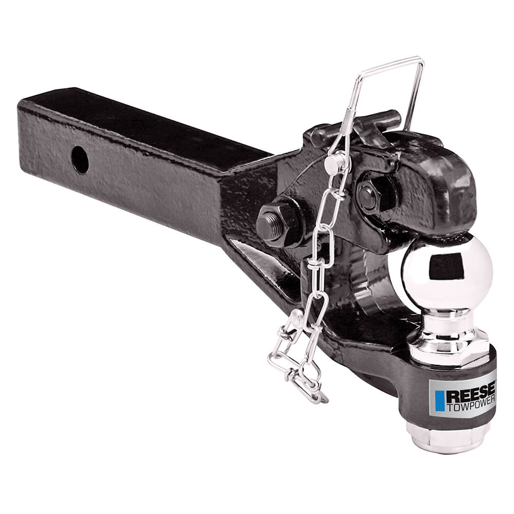 Reese 12000 lbs Combination Pintle Hook Mount with 2 Hitch Ball - Intensery