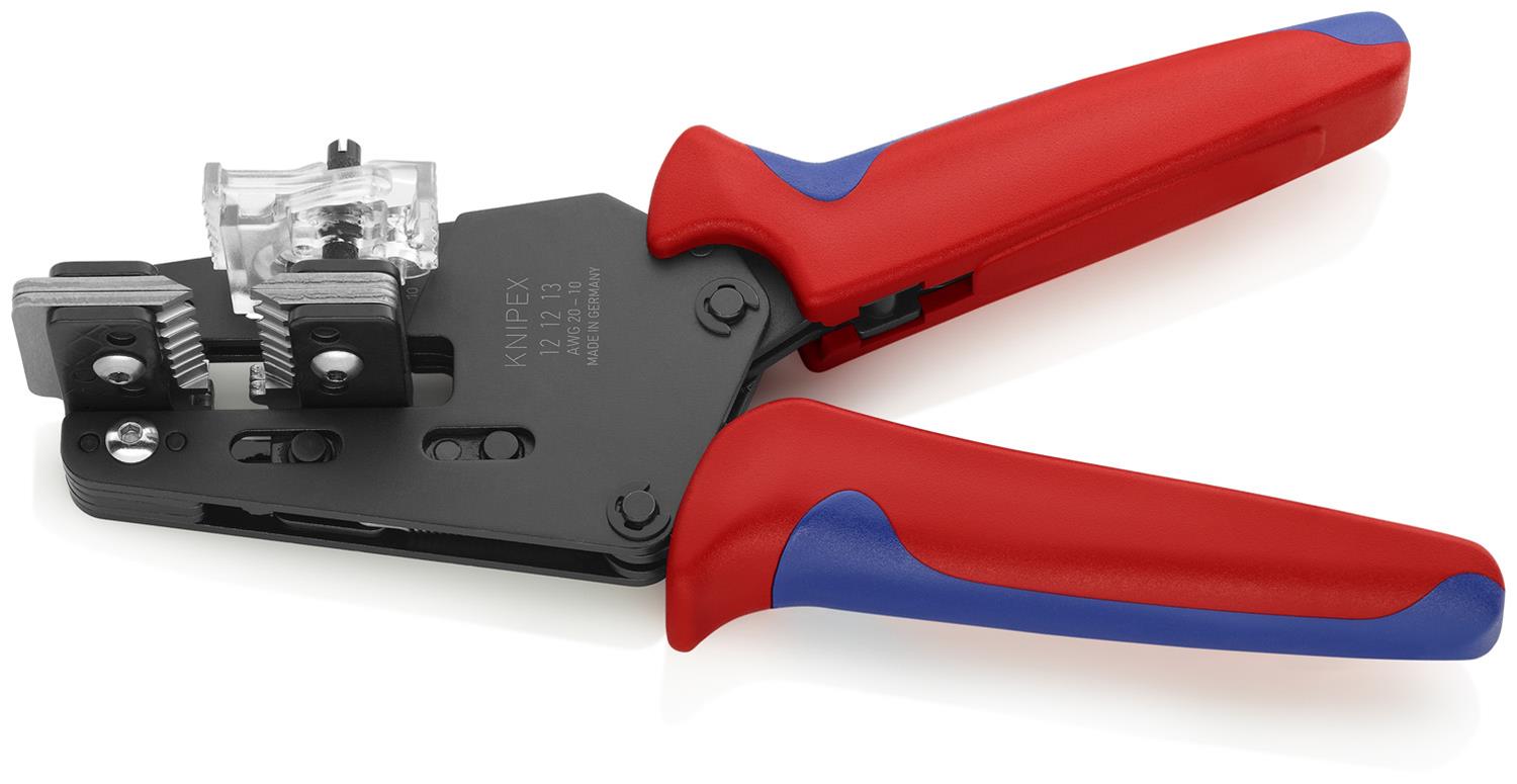 Knipex 12 12 13 Knipex Precision Wire Strippers with Shaped Blades - Intensery