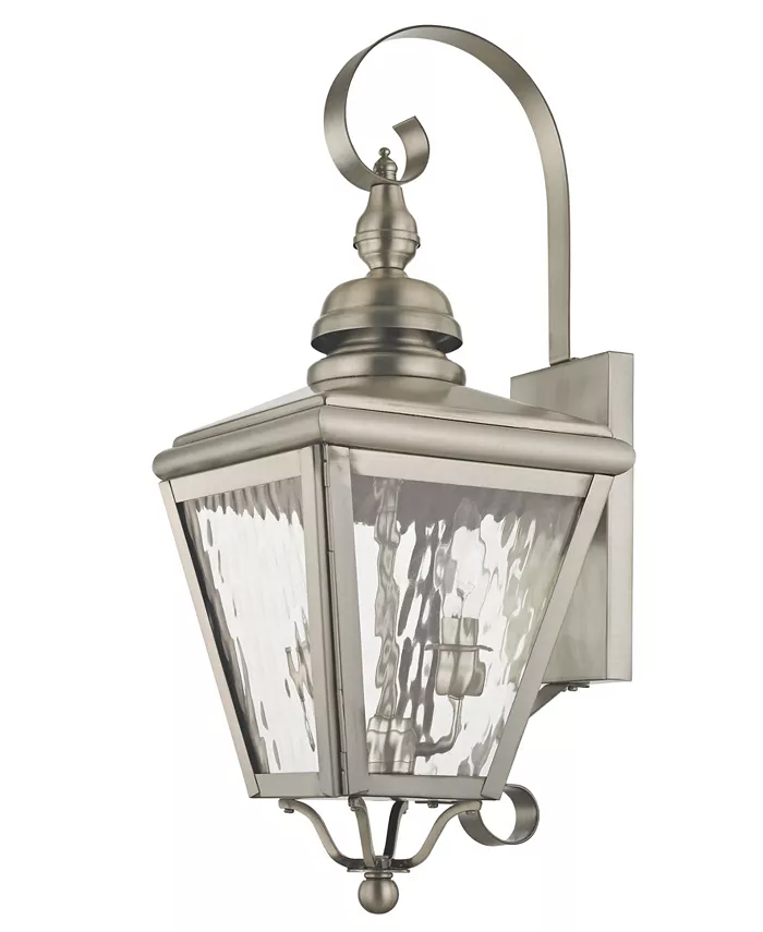 Livex Cambridge 2-Light Outdoor Wall Lantern - Intensery