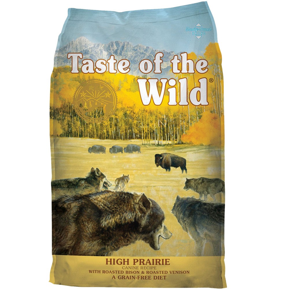 Taste of the Wild High Prairie Roasted Bison and Venison Dog Food (14 lb) - Intensery