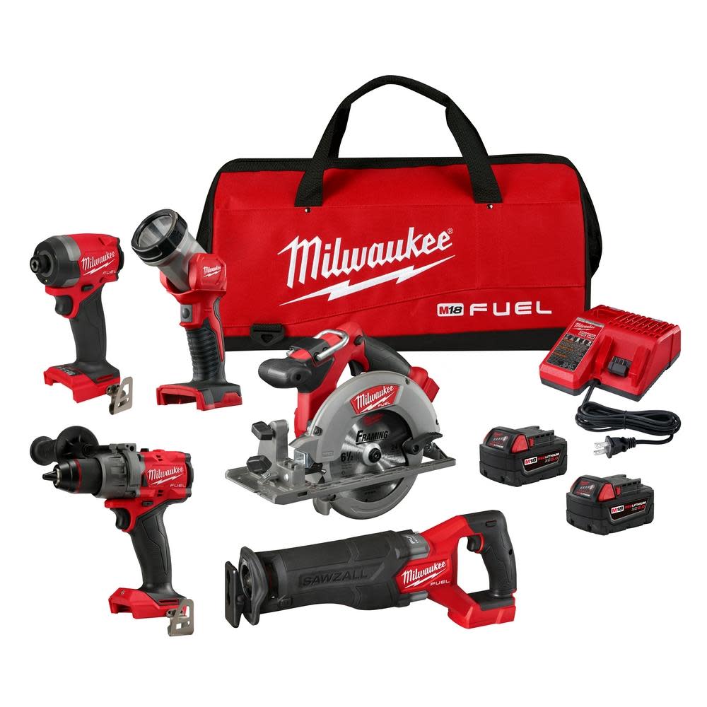 Milwaukee M18 FUEL 5 Tool Combo Kit 3697-25 from Milwaukee - Intensery