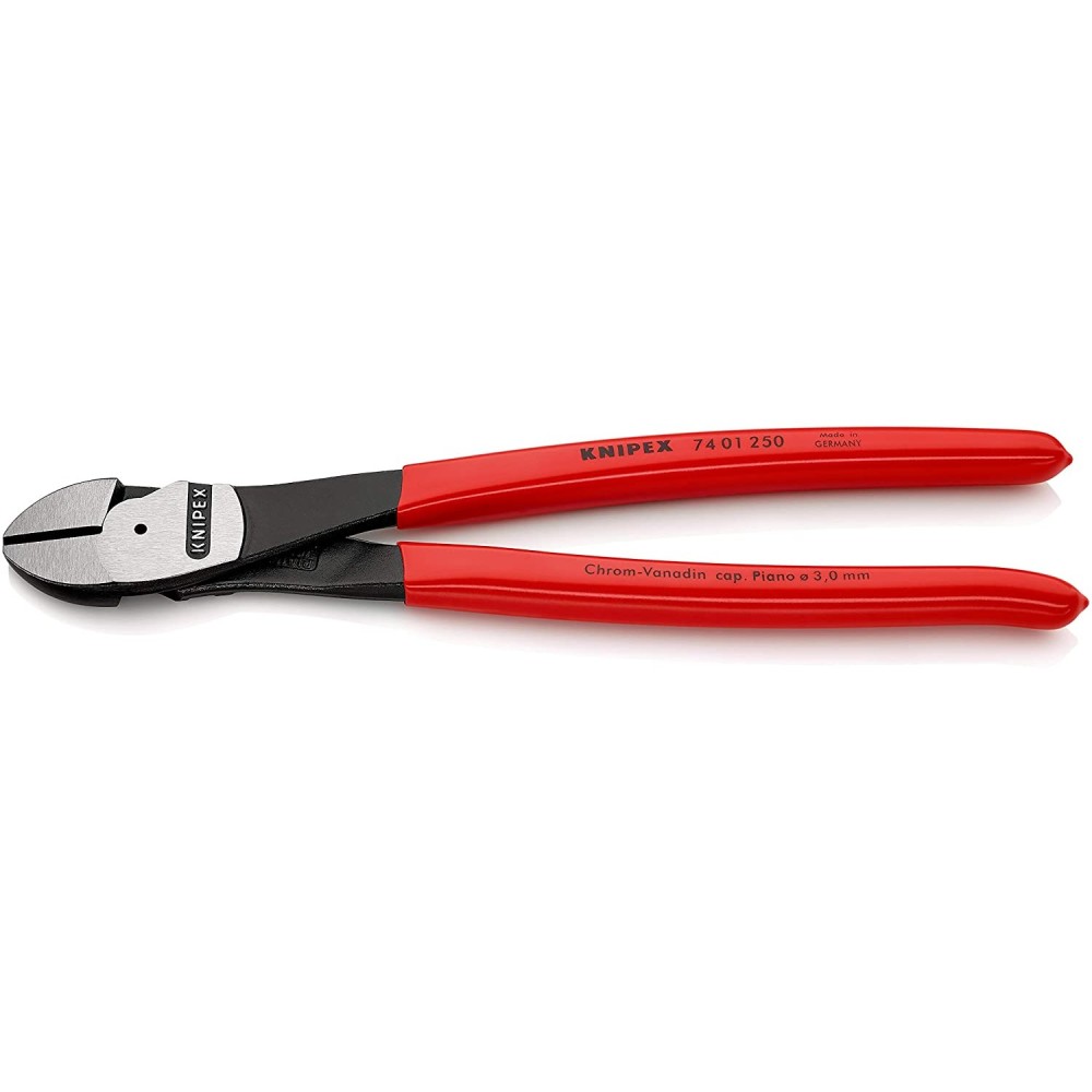 Knipex Diagonal Cutter Plastic Coated Handle 250mm - Intensery