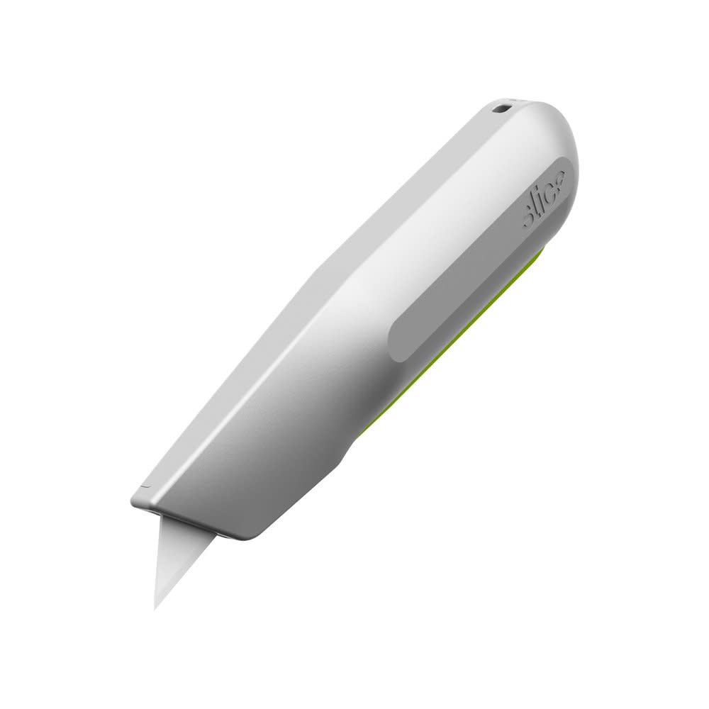 Slice Squeeze Knife Auto Retractable Metal Handle - Intensery