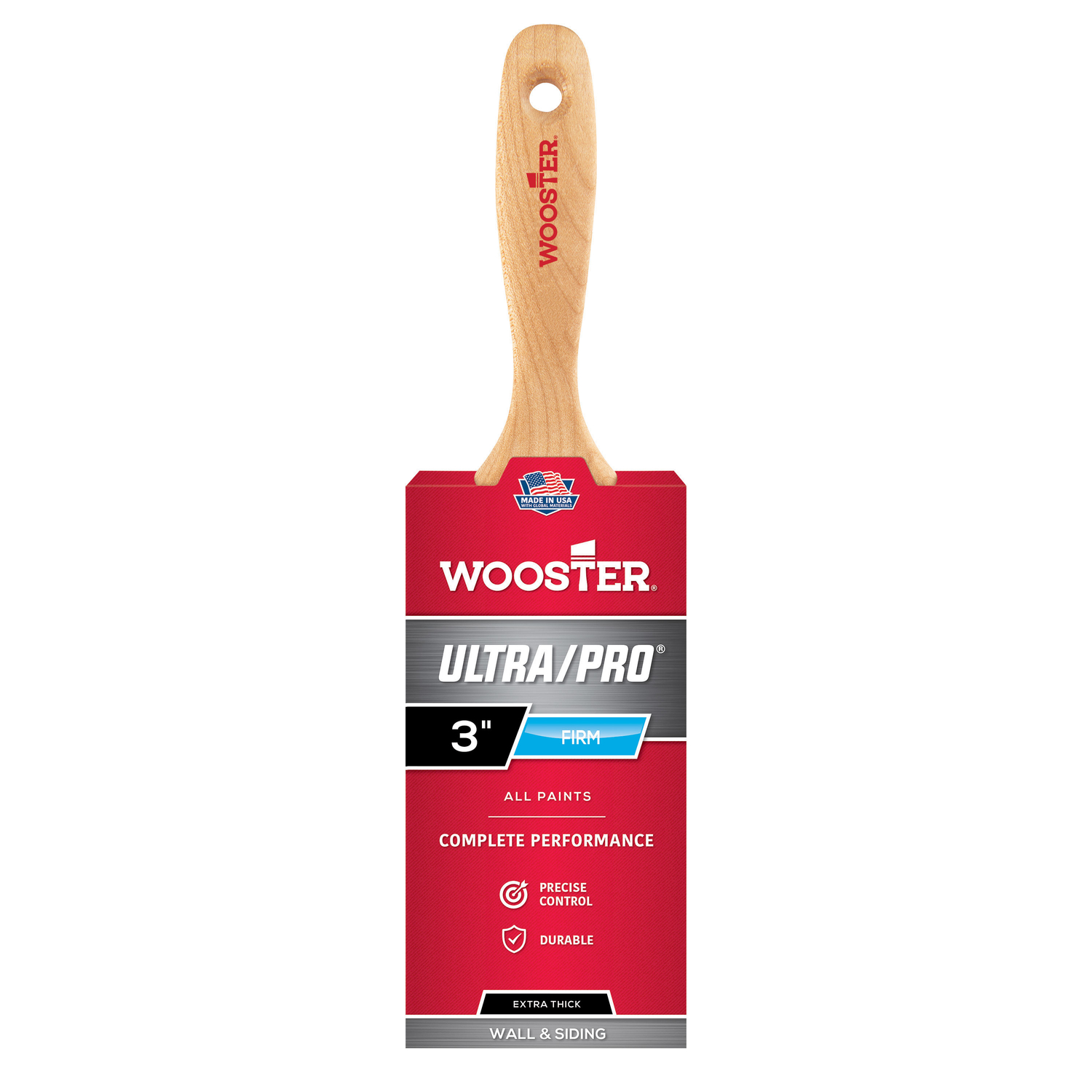 Wooster Ultra/Pro 3 in. Firm Flat Paint Brush - Intensery