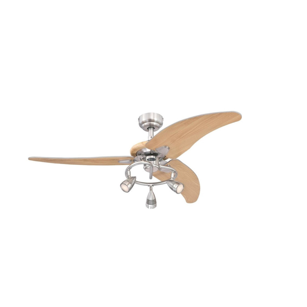 Westinghouse 48 Elite Brushed Nickel LED Indoor Ceiling Fan - Intensery