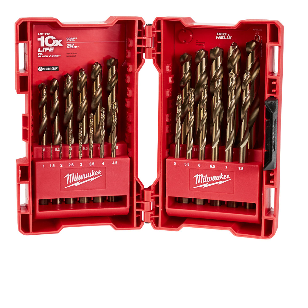 Milwaukee 25-Piece Metric COBALT RED HELIX Kit 48-89-2531 from Milwaukee - Intensery