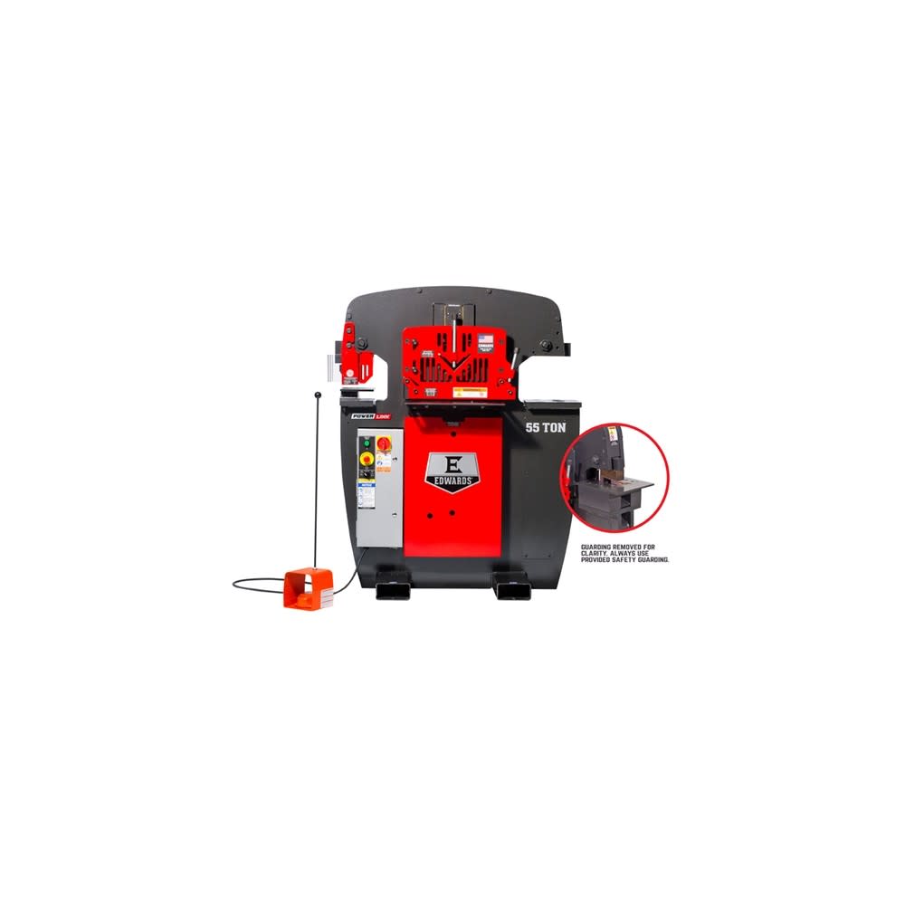 Edwards 230V 3 Phase 55 Ton Ironworker with Coper Notcher - Intensery
