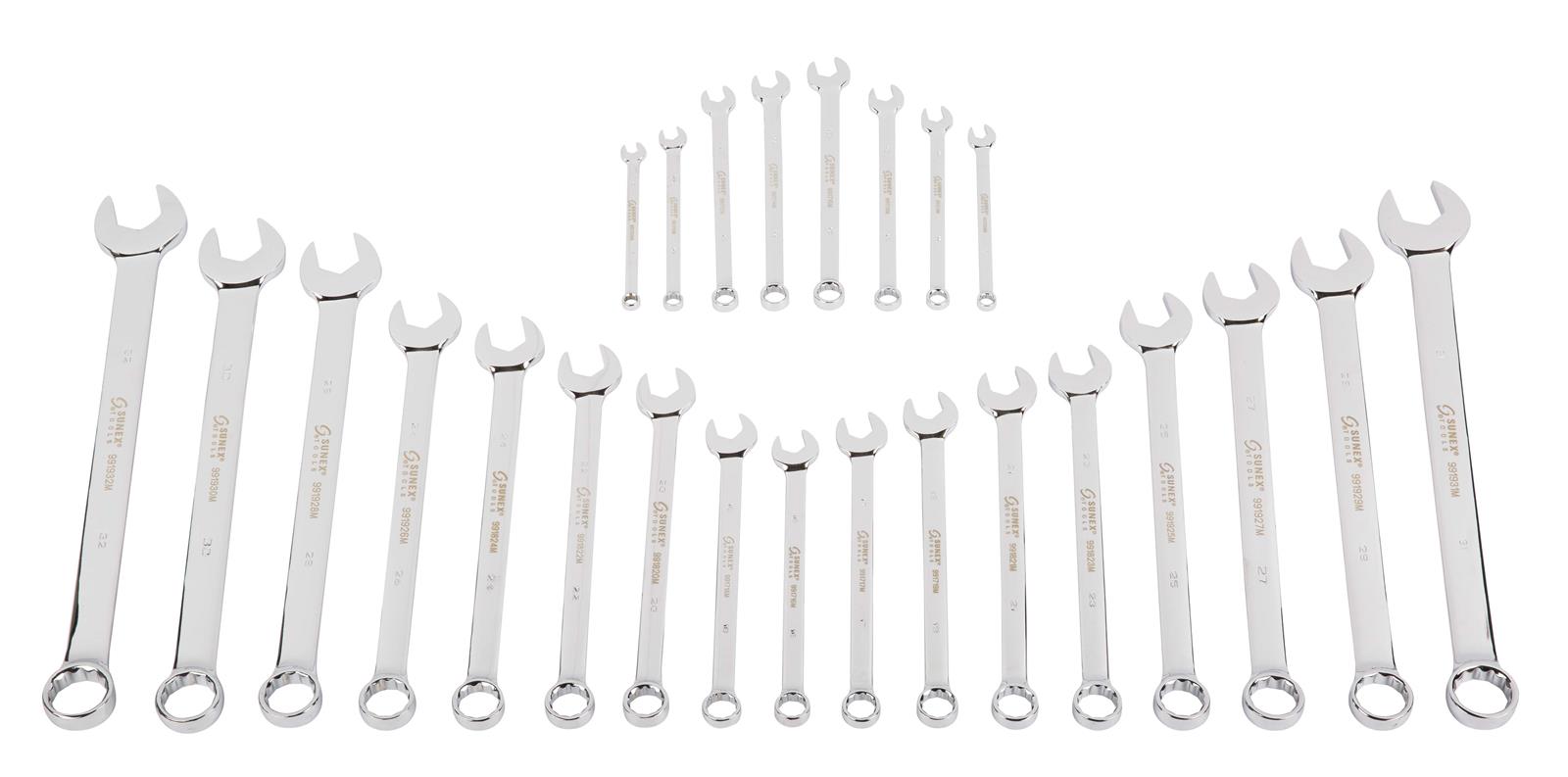 Sunex 9917MPRA Sunex Tools V-Groove Combination Wrenches - Intensery