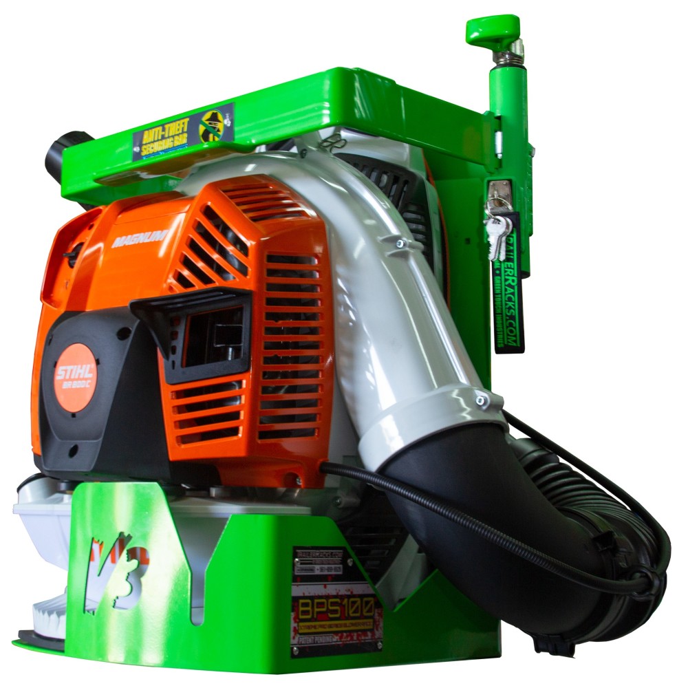 Green Touch Xtreme Pro Series Lockable Backpack Blower Rack - Intensery