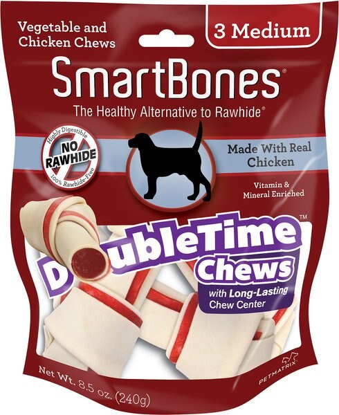 SmartBones Medium DoubleTime Chicken Chews Dog Treats - Intensery