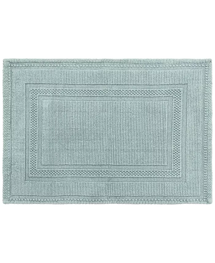 Jean Pierre Cotton Stonewash Racetrack 17x24 Bath Rug - Intensery