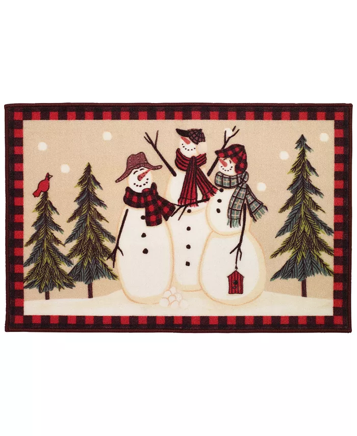 Avanti Snowman Gathering Bath Rug - Intensery