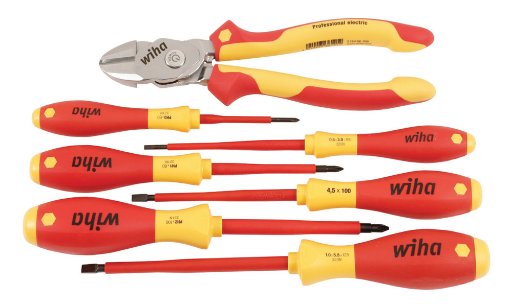 Wiha Insulated BiCut SuperCut and Screwdriver Set 7pc - Intensery