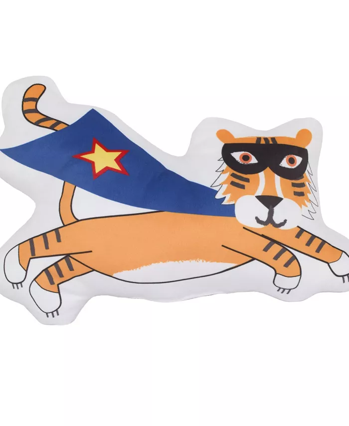 Macy's Super Hero Masked Tiger with Cape Decorative Pillow - Intensery