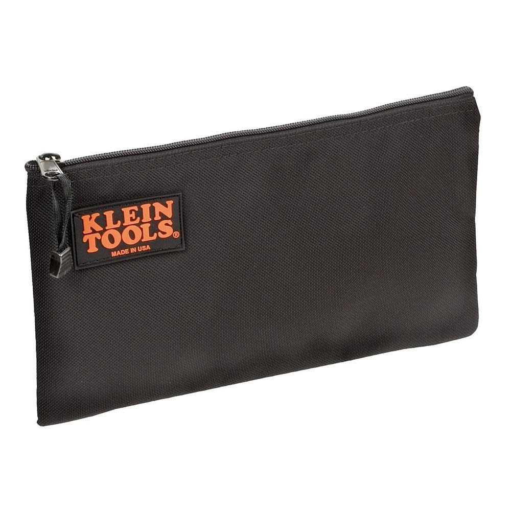 Black Nylon Zipper Bag - Intensery
