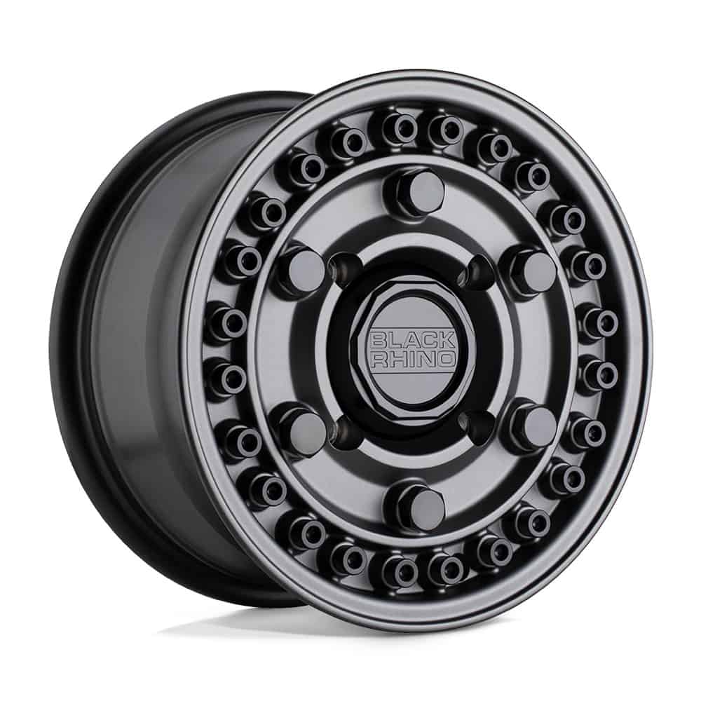 Black Rhino Powersports BLARY 15X7 4X110 GNBLK 36MM - Intensery