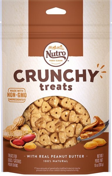 Nutro Crunchy with Real Peanut Butter Dog Treats - Intensery