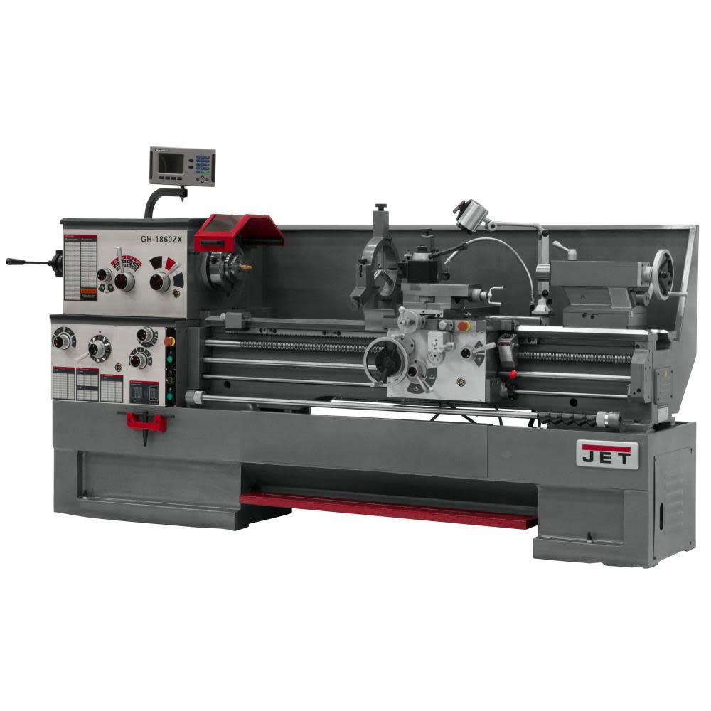JET GH-1660ZX with ACU_RITE 303 DRO with Taper Attachment Metalworking Lathe 321389 from JET - Intensery