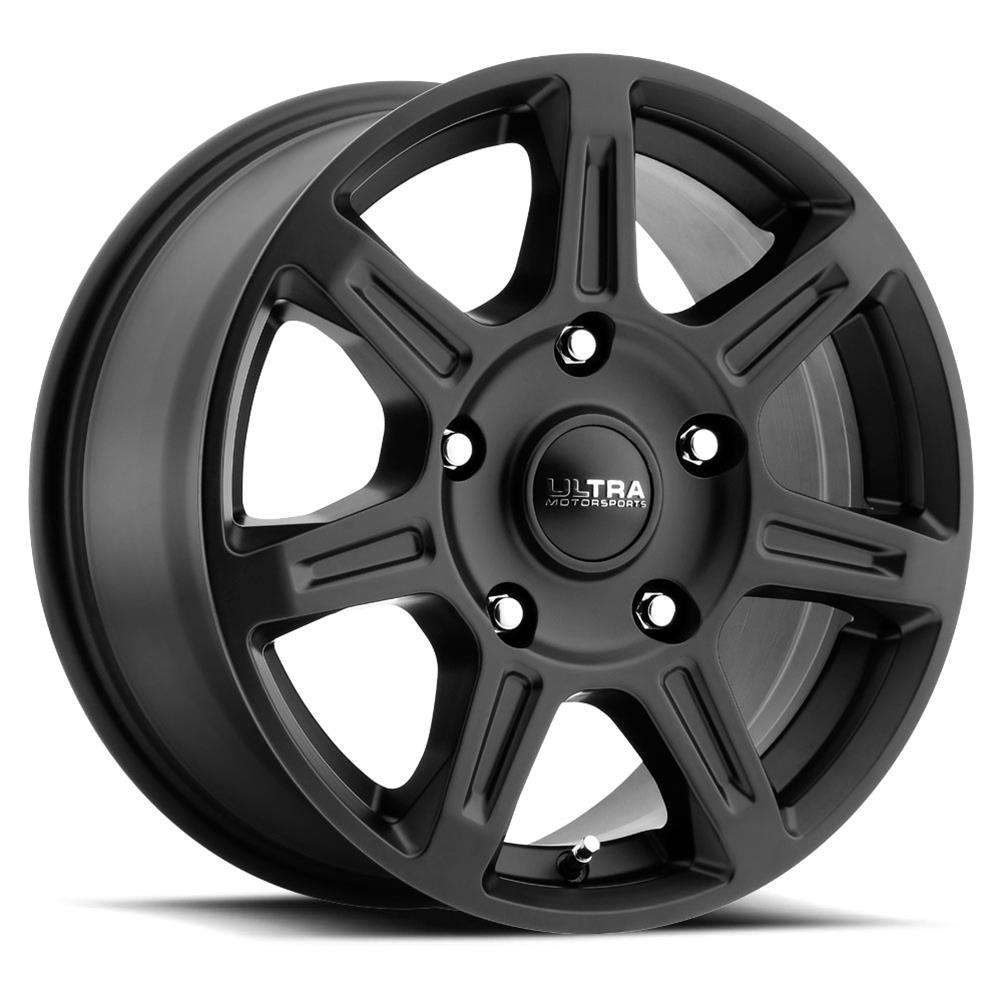Ultra Wheel Company 450-6630SB+45 Ultra Wheel 450 Toil Satin Black Wheels - Intensery