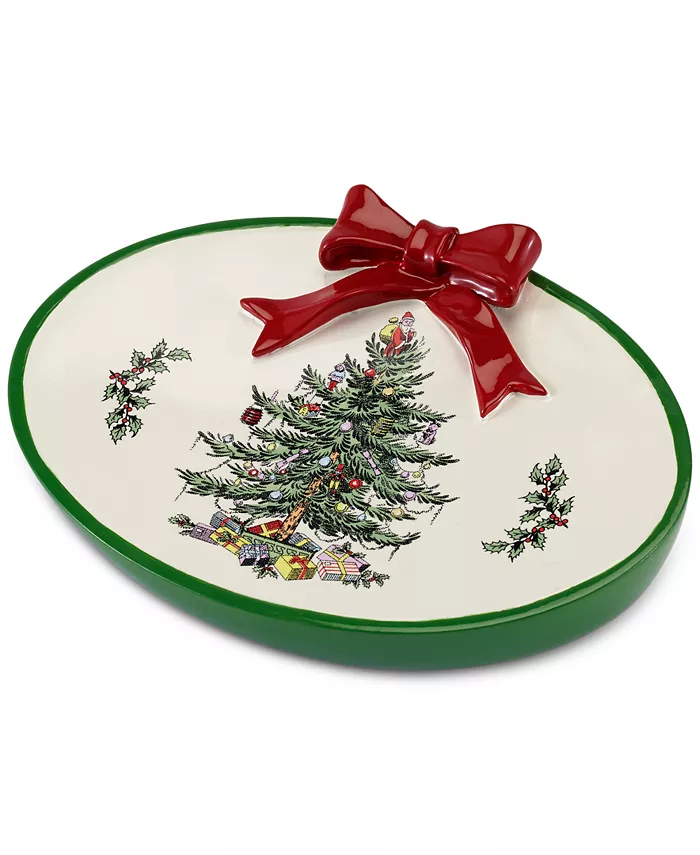 Spode Christmas Tree Soap Dish - Intensery