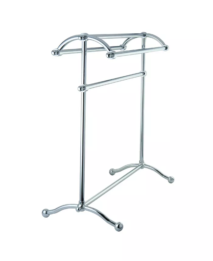 Kingston Brass Vintage Pedestal Towel Rack in Polished Chrome - Intensery