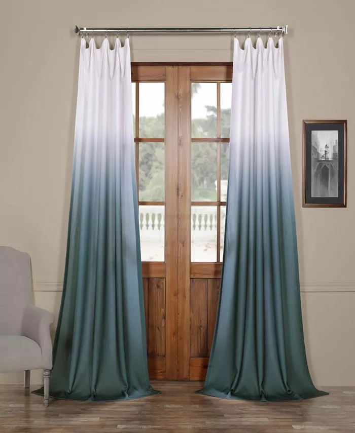 Exclusive Fabrics Furnishings Ombre Semi-Sheer Panels - Intensery