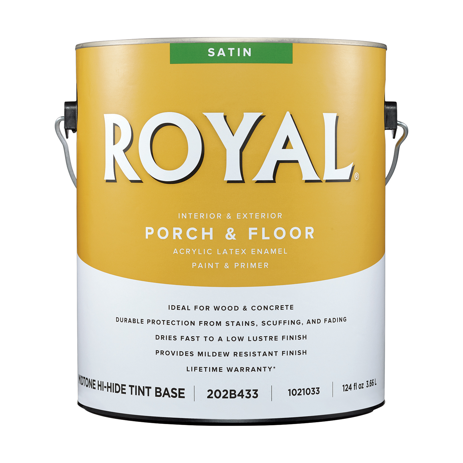 Royal Satin Mid-Tone Base Porch \u0026 Floor Paint 1 gal - Intensery