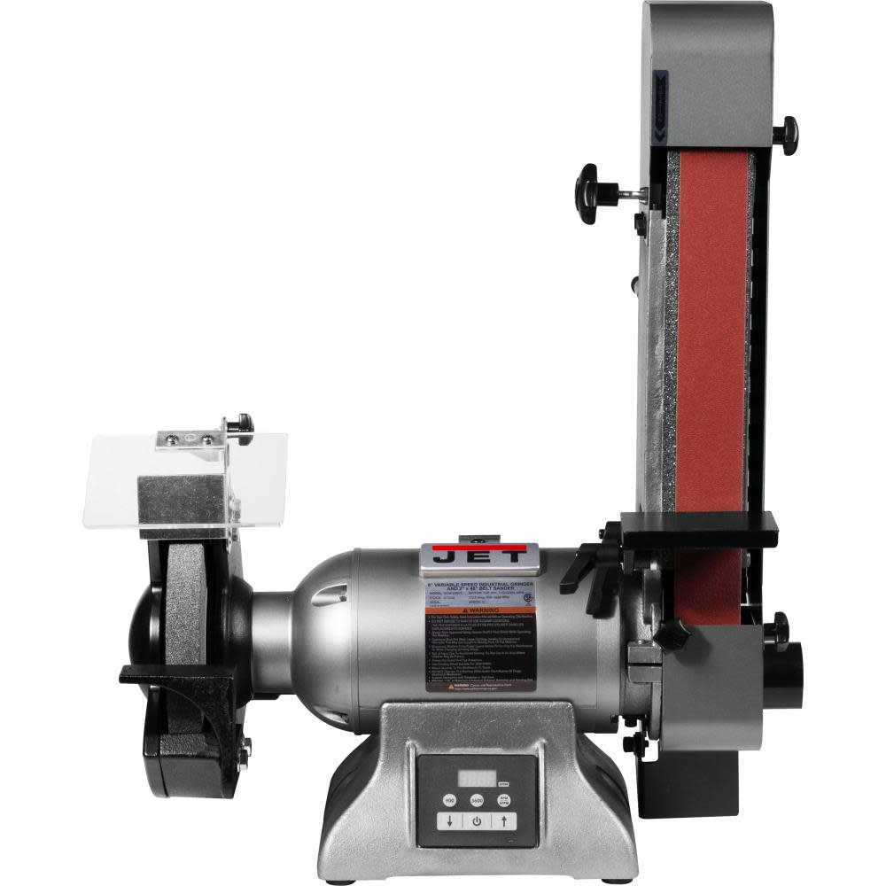 8-Inch Variable Speed Industrial Grinder and 2 x 48 Belt Sander - Intensery