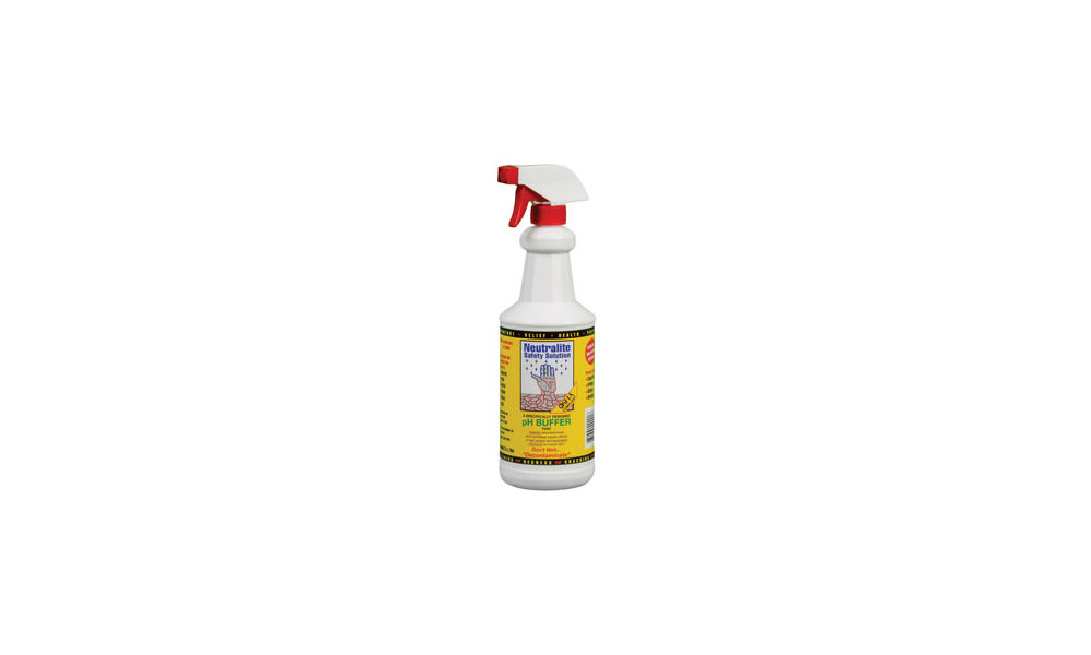 Neutralite 32 Oz Spray Bottle pH Buffer Safety Solution - Intensery