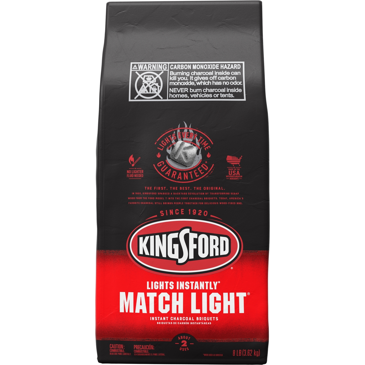 Kingsford Match Light Charcoal Briquettes 8 lb - Intensery