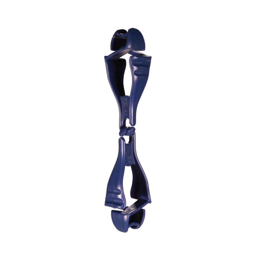 3400MD  Deep Blue Metal Detectable Glove ClipDual Clip Mount - Intensery