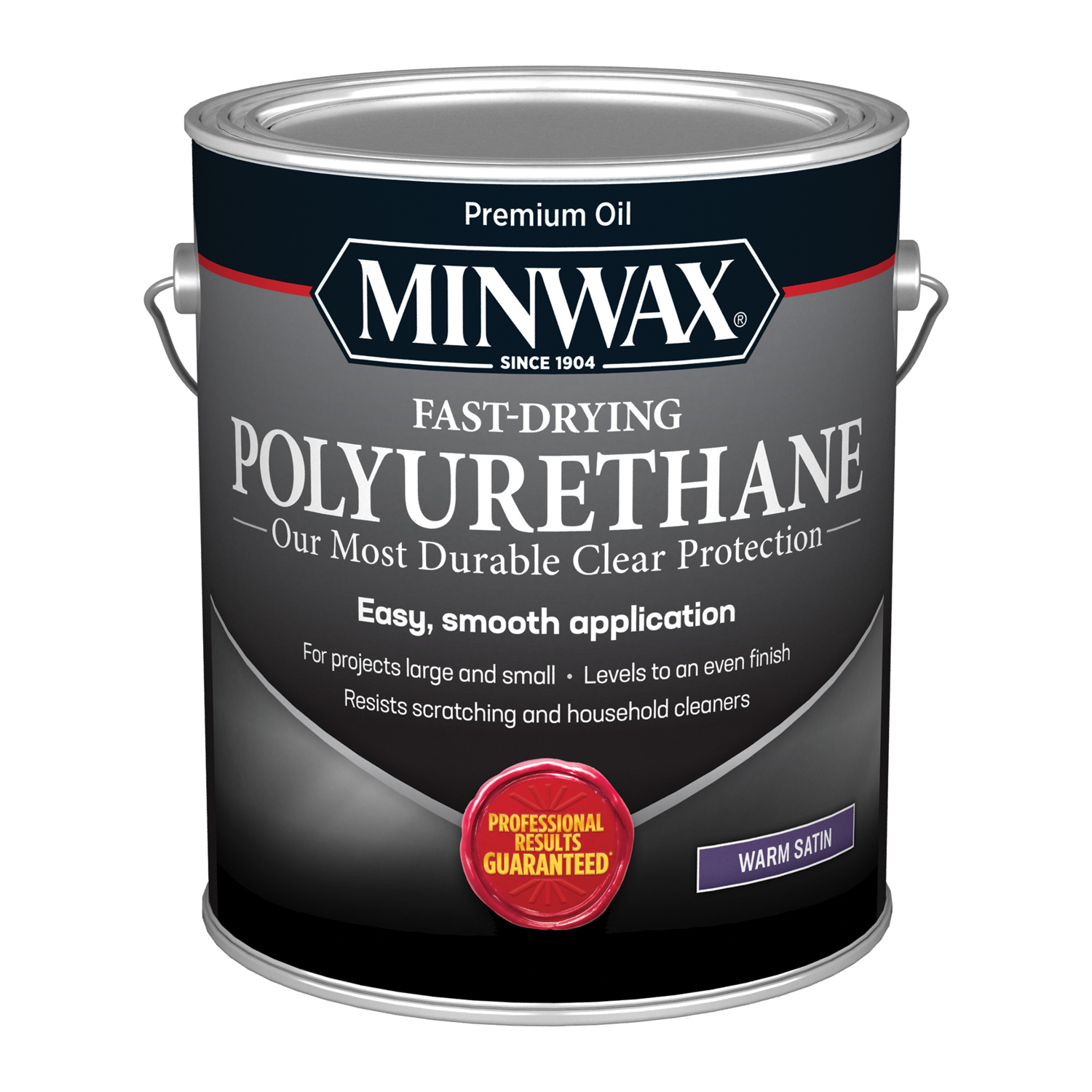 Minwax Satin Clear Oil-Based Fast-Drying Polyurethane 1 gal - Intensery