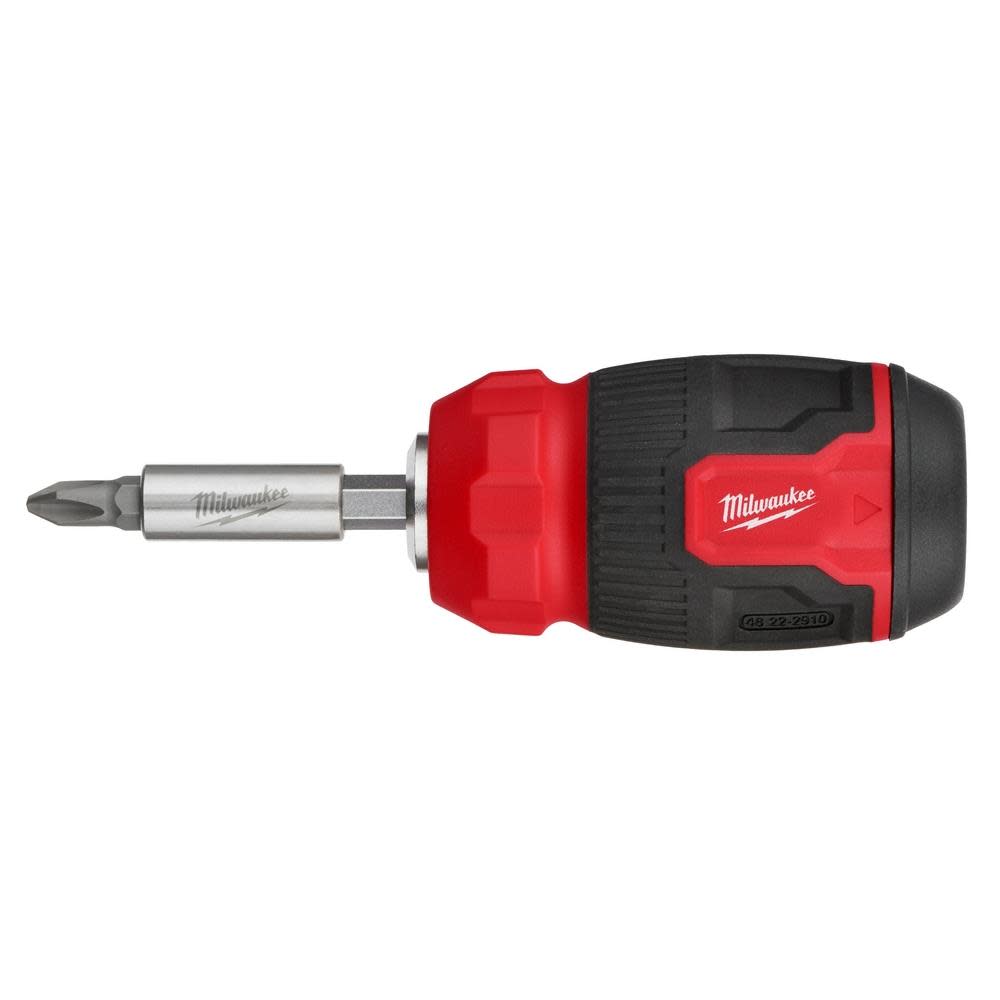 Milwaukee 8-in-1 Compact Multi-Bit Screwdriver 48-22-2910 from Milwaukee - Intensery