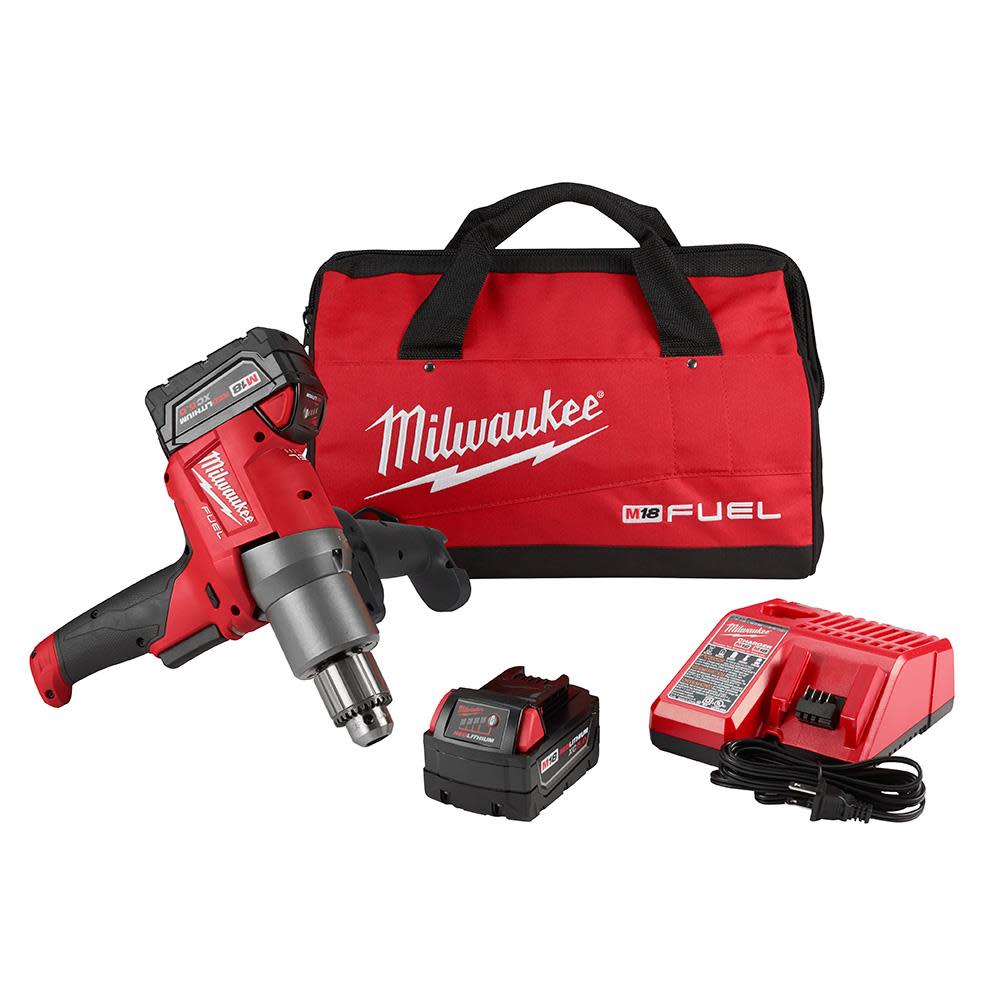 Milwaukee M18 FUEL Mud Mixer with 180 Handle Kit 2810-22 from Milwaukee - Intensery