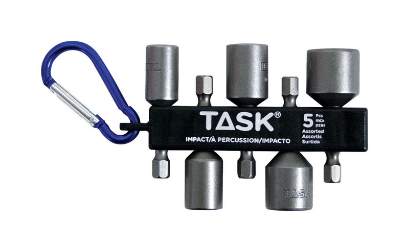 Task Tools 1/4 in. Steel Drill Bit 5 pc - Intensery
