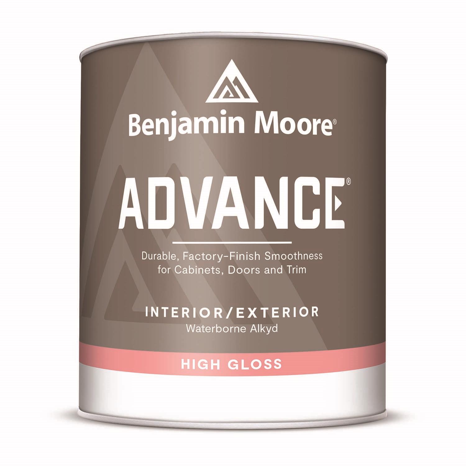 Benjamin Moore Advance High-Gloss Base 1 Paint Exterior and Interior 1 qt - Intensery